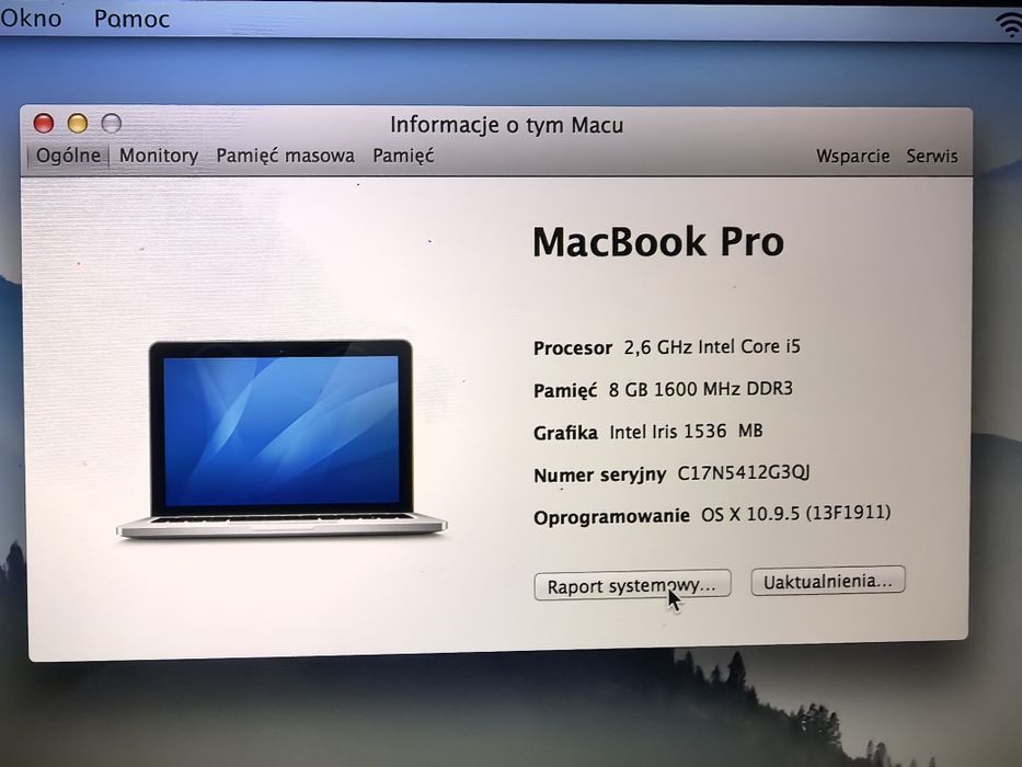 Laptop macbook pro