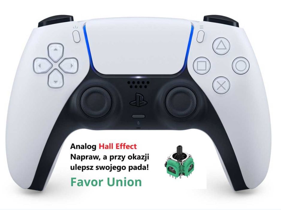 PS5/Xbox - Wymiana analogów Hall Effect TMR, bez driftu, Gwarancja