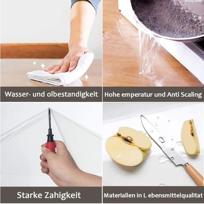 Przezroczysta osłona na stół 200×100 cm – grubość 2 mm