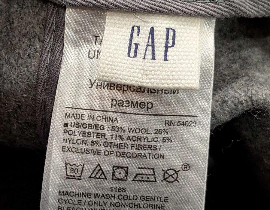 Бейсболка GAP Wool Logo Baseball Hat