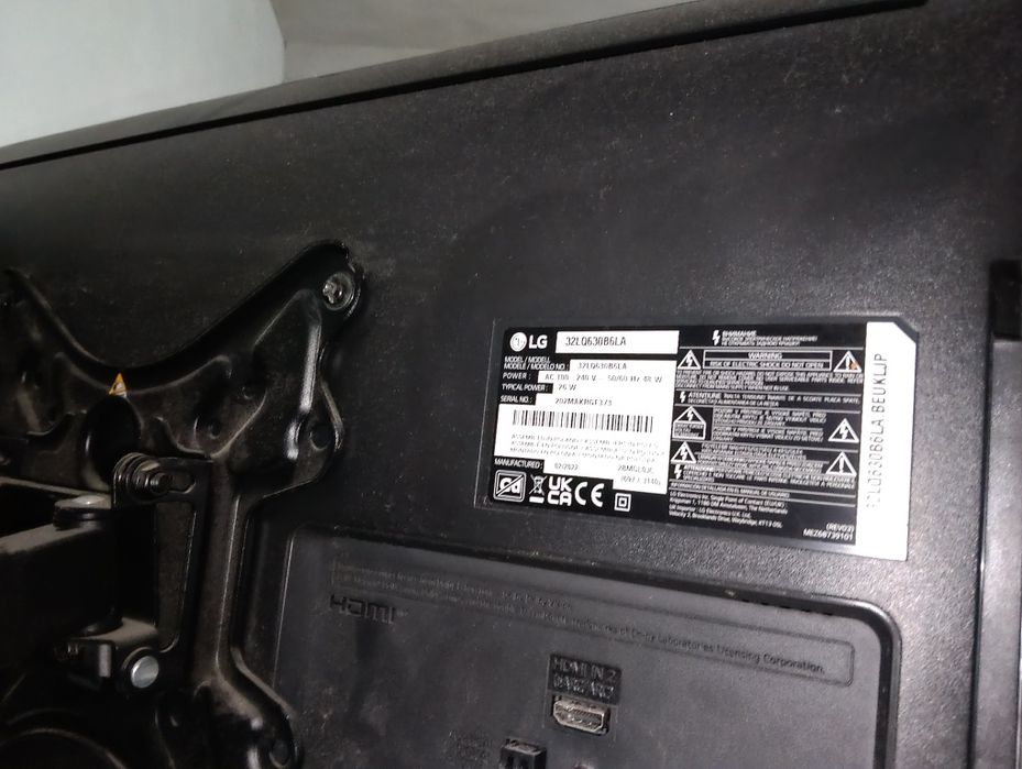 Tv LG 32 DVB-T2 (HEVC) WiFi BT