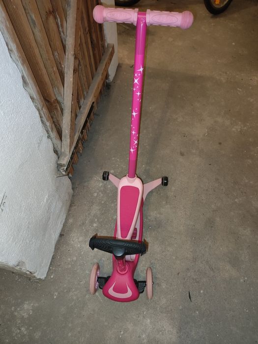 Hulajnoga dla dzieci 4w1 różowa