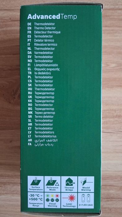 Nowy termodetektor pirometr AdvancedTemp marki Bosch