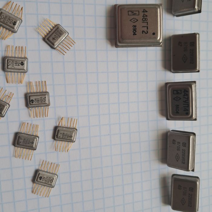 Мікросхеми 134ЛА8А(ТВ1, ТВ14,ИЕ5,ЛБ2А,ЛБ1А), 228УВ2, 447УП4, 448ГГ2