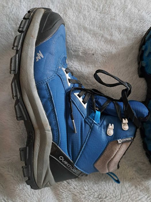 Buty trekkingowe Quechua Sh520 X Warm Mid Blue, rozmiar 41