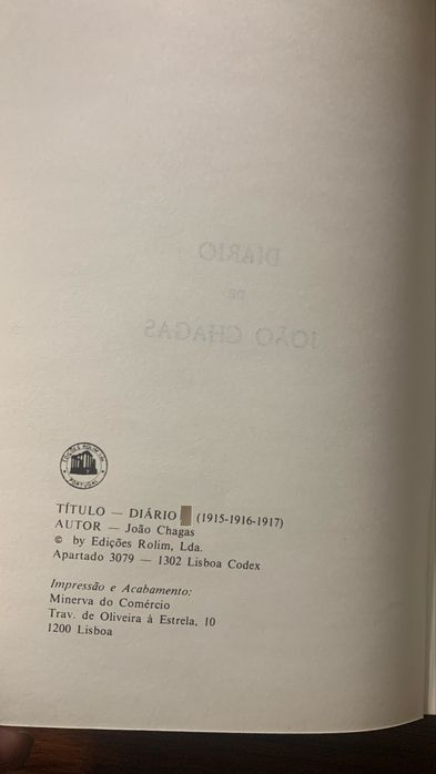 Diário II de João chagas