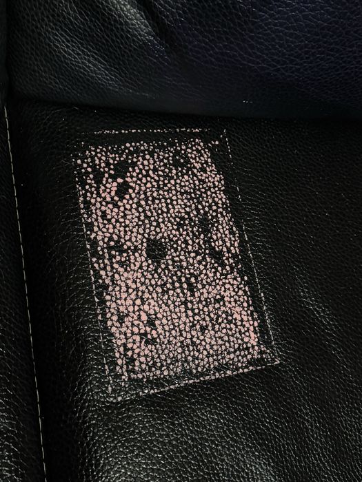 Sofá de pele / Preto