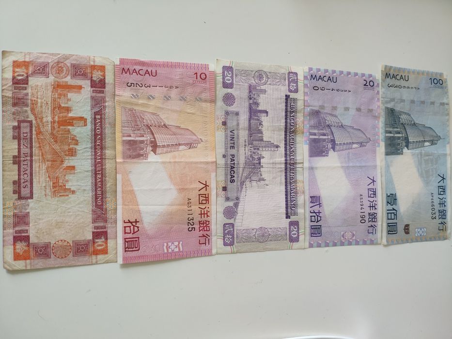 5 notas de Patacas