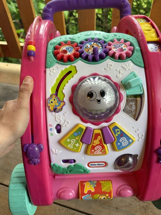 Little Tikes 3w1 chodzik pchacz stol aktywnosci
