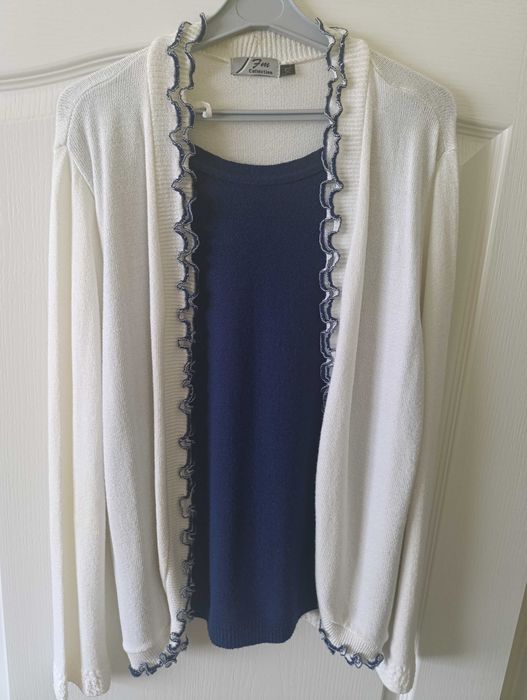 Elegancka bluzka 2w1  r.XL