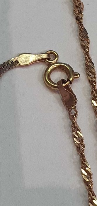 Łańcuszek złoty 14 k /585/ 3,26 g. 51 cm - Madej Gorlice Mickiewicza -
