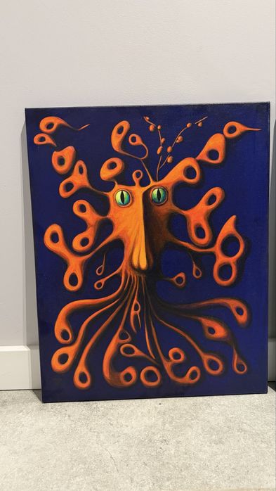 Obraz malarstwo fantastyczne akryl na płótnie 2022