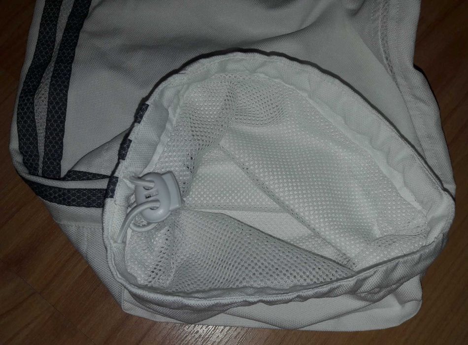 Białe spodenki szorty za kolano Adidas S