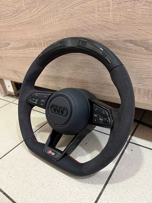 Volante Audi Led Display A3 A4 B8 TT 8J Q3 Q5 (S-Line / RS) Estilo R8
