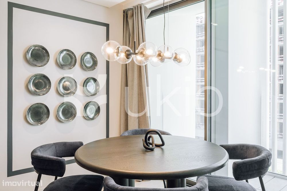 Apartamento T1 com ginásio e piscina em Entrecampos