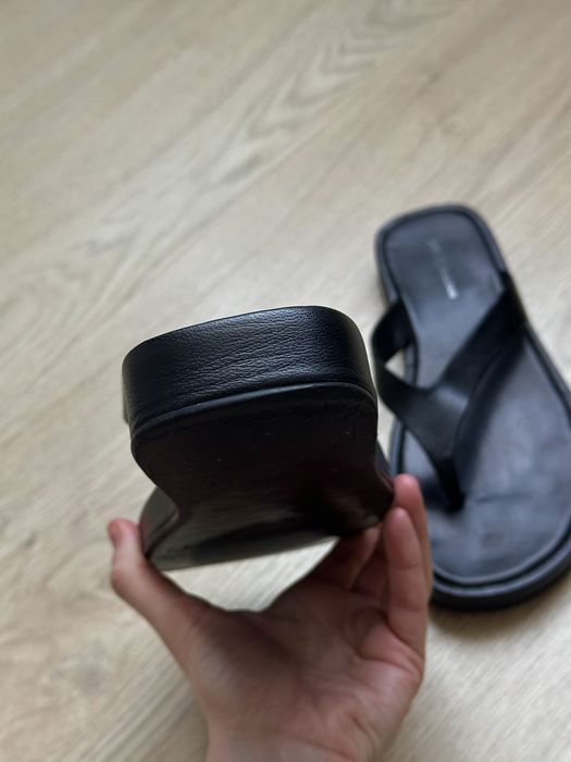 В'єтнамки Mango Selection чорні шкіряні 38 розмір