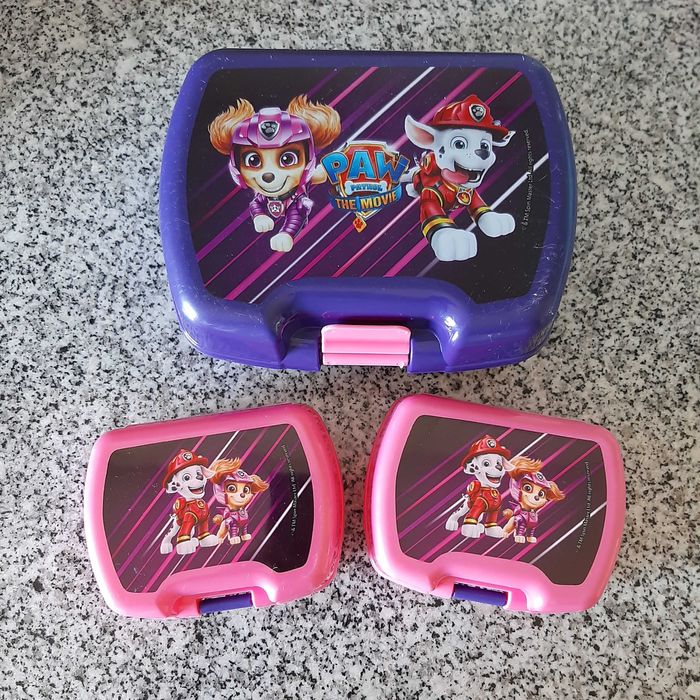 Conjunto de 3 Lancheiras Patrulha Pata