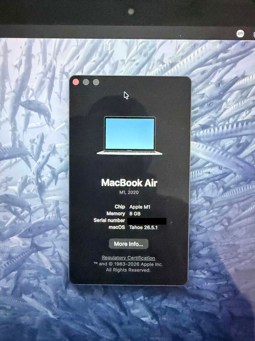 MacBook Air M1 8GB/256GB