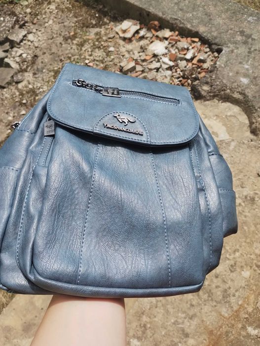 Plecak damski niebieski