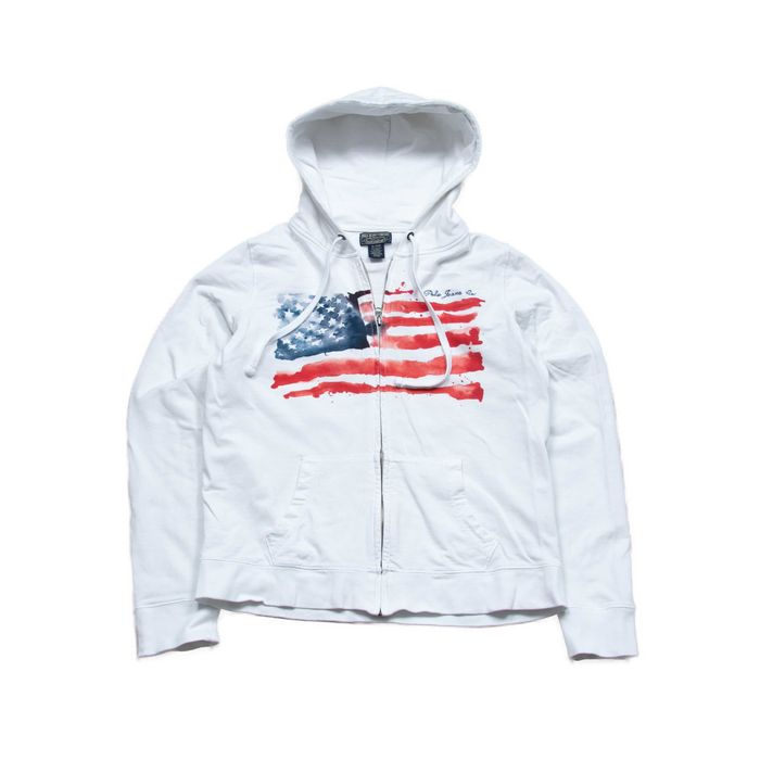 Y2K Vintage Ralph Lauren Polo Jeans Co bluza rozpinana flaga XL damska