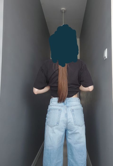 Spodnie wide leg