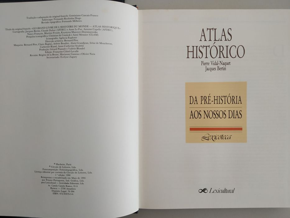 Atlas Histórico da Pré História aos Nossos Dias