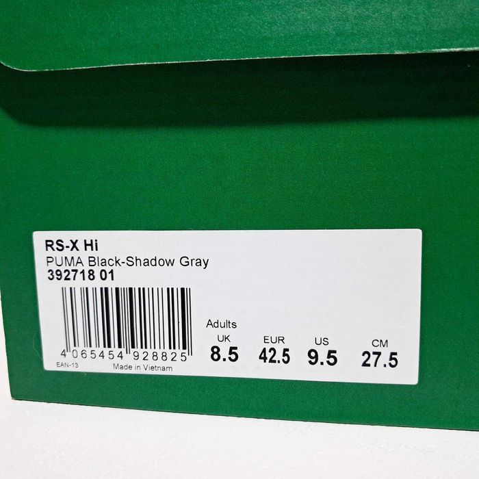 Оригінал / 42, 42.5, 43 EU / зимові кросівки Puma RS-X HI