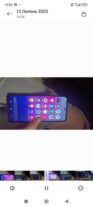 Дисплей Oled Самсунг А536 А53 в рамке