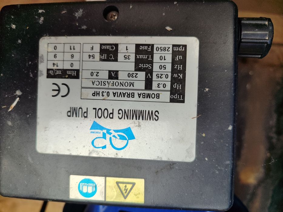 Piscina completa com filtro de areia