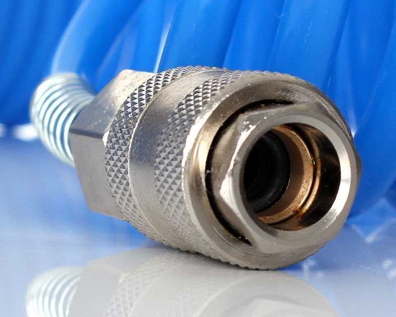 Wąż pneumatyczny 20m spiralny 5x8 mm PE przewód ciśnieniowy 20m