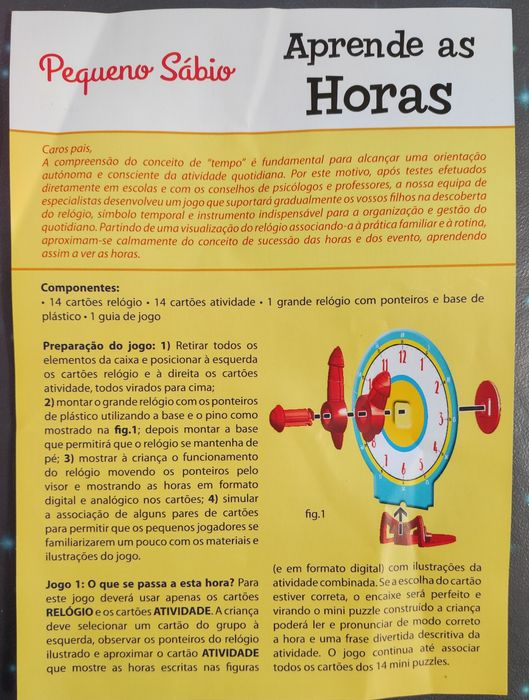 Vários jogos Tetris, horas, contrários, abecedário