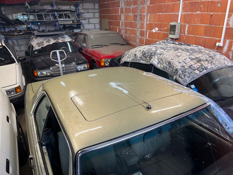 mercedes 123 coupe 1983 błotnik prawy zderzak maska gril lampy