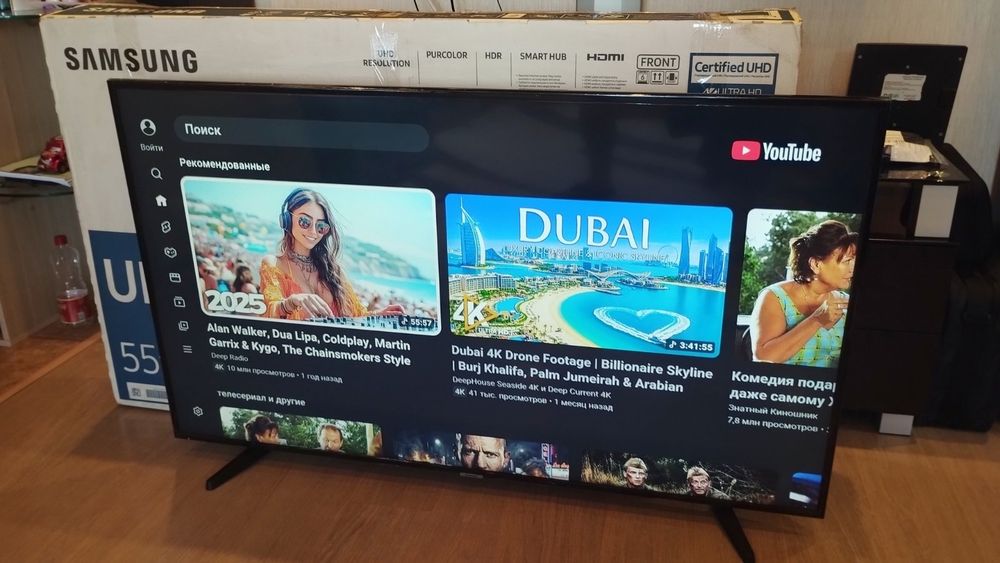 4K UHD телевизор Samsung 55"
