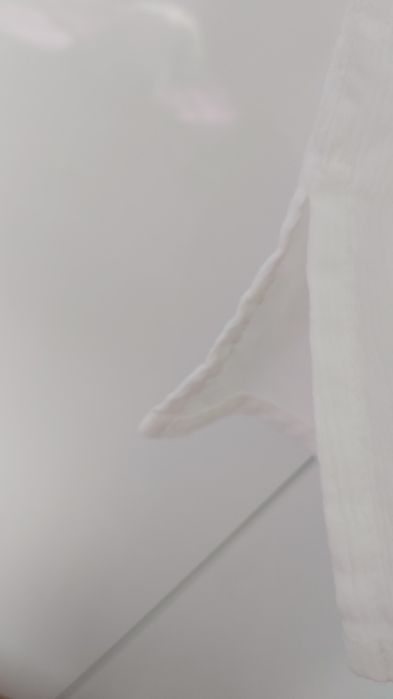 Bluzka biala krotki rekaw na guziki xl/xxl od pachy do pachy 59