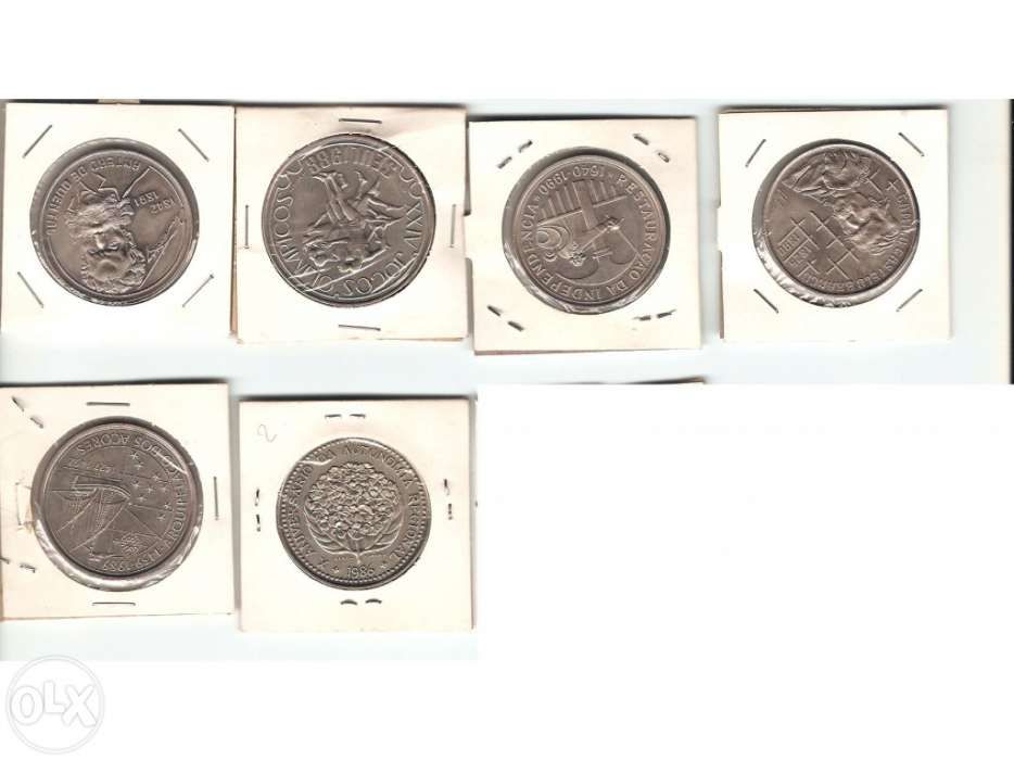 6 Moedas Comemorativas 100$00 e 250$00