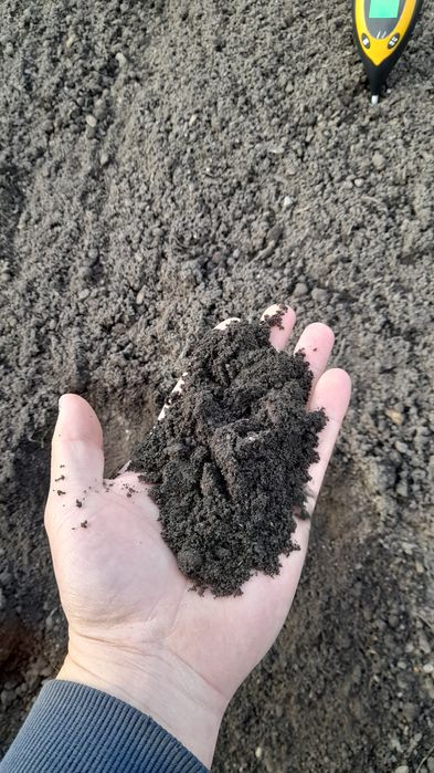 Ziemia przesiewana, siana, humus,