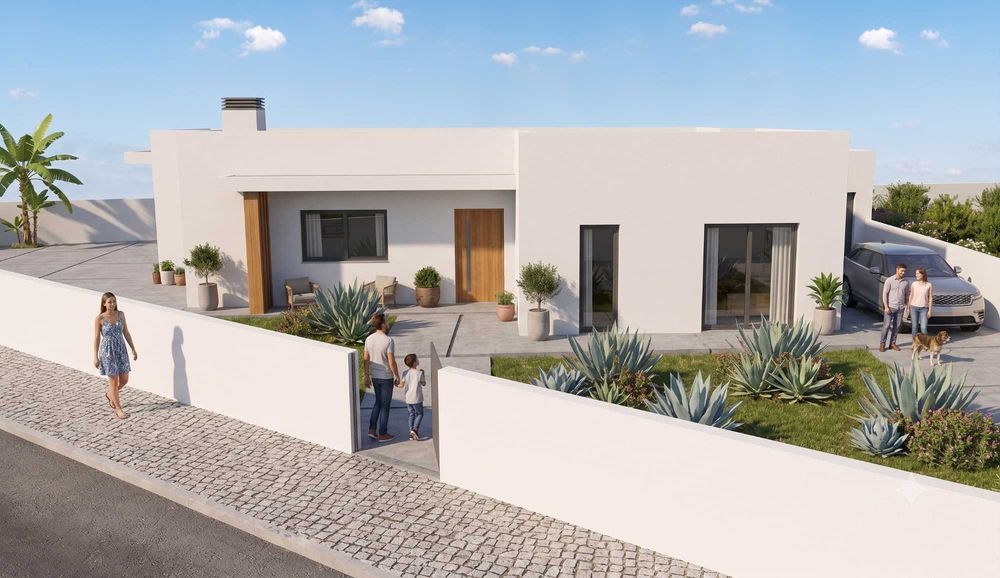 Moradia Térrea T3+1 Inserida Terreno 674 M² - 15Km da Ericeira