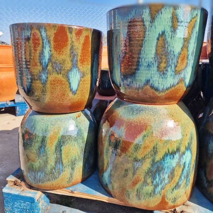 Vasos Cerâmicos Vidrados