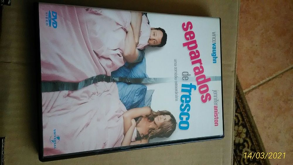 DVD Separados de Fresco Filme Vince Vaughn Jennifer Aniston LEG.PORTG
