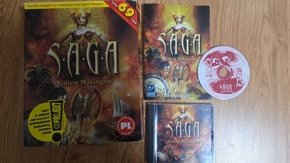 PC Saga gniew wikingów PL wydanie polskie big box