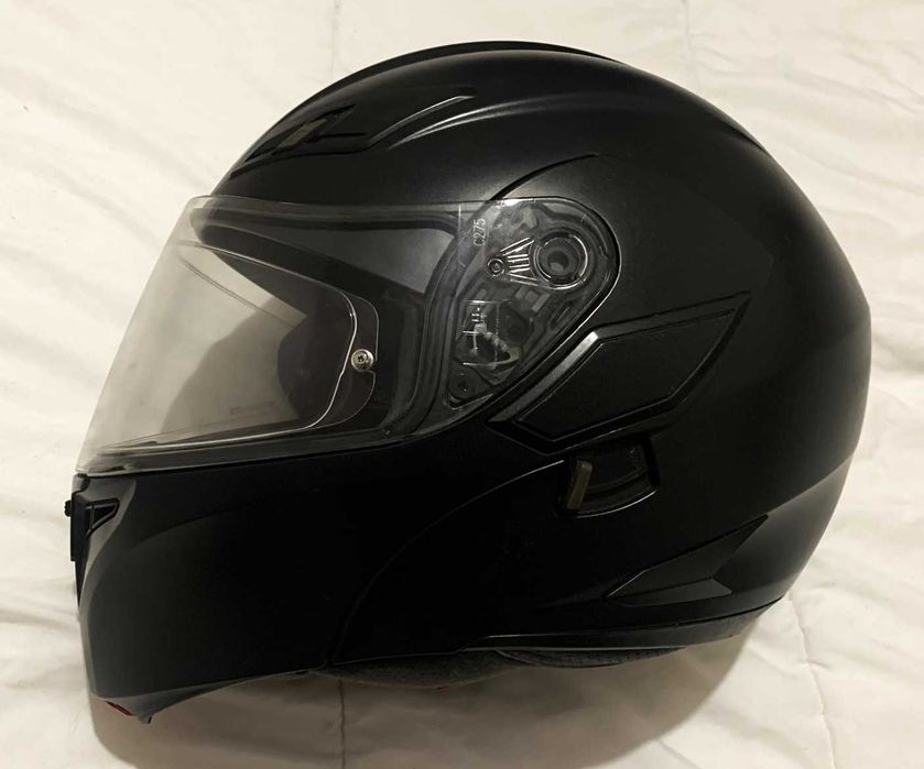 Capacete Modular AGV c/ PinLock + capa protectora