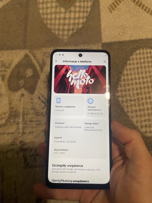 Telefon motorola e15