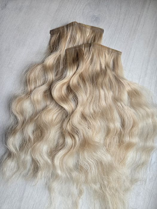 Bio taśmy  włosy naturalne  blond