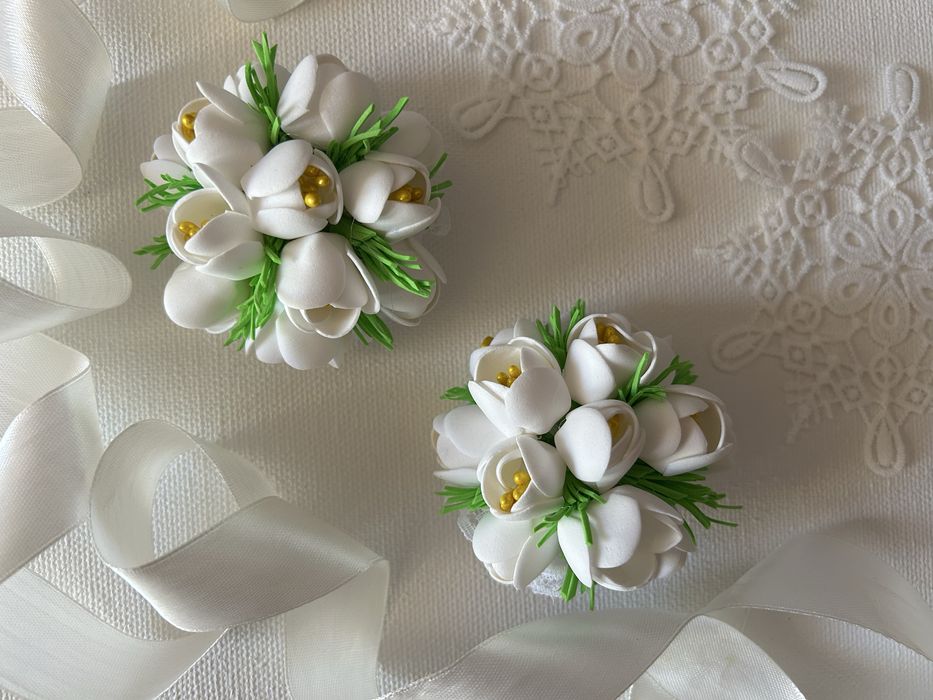 Spinki do włosów fiolki