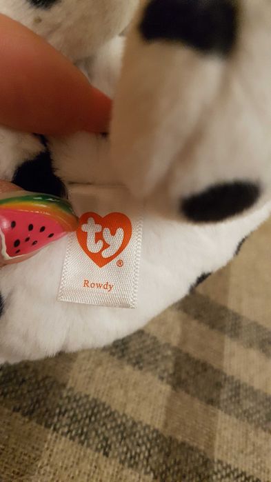 Ty beanie Ballies собака далматинец ROWDY 22 см оригинал
