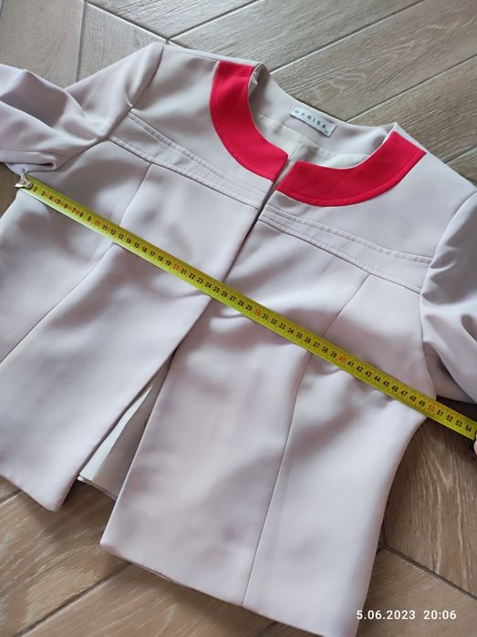 Elegancki kostium komplet damski, idealny na wesele