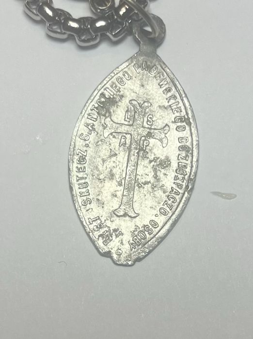Przedwojenny medalik św. Antonii Padewski