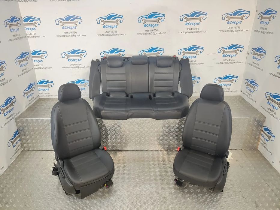 BANCOS PELE SINTÉTICA AUDI A4 B8 FRENTE FRONTAL TRASEIRO TRÁS AIRBAG