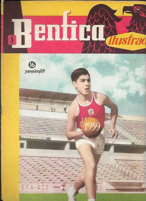 revista O BENFICA ILUSTRADO - Nr 16 -Janeiro  1959