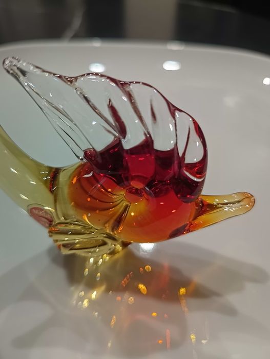 Szklana figurka ryba Made in Italy